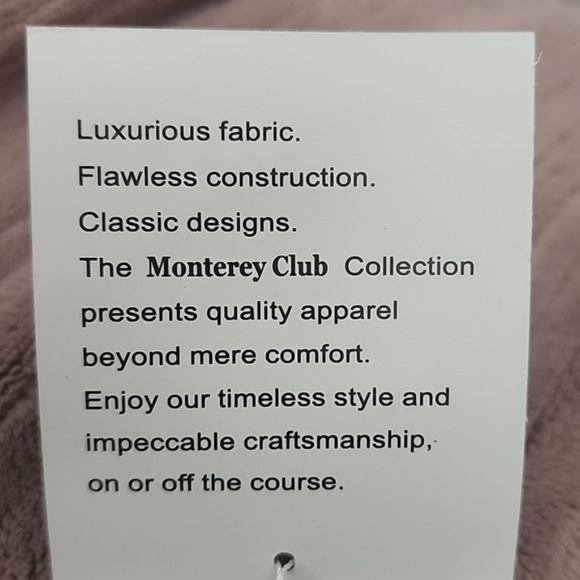 Monterey Club Men's Microfiber Satin Contrast Jacket #1768-020 - Picture 12 of 12